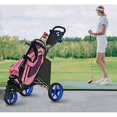 thumbnail image 5 of SereneLife 3 Wheel Folding Walking Golf Bag Push Cart with a Cup Holder, 5 of 5