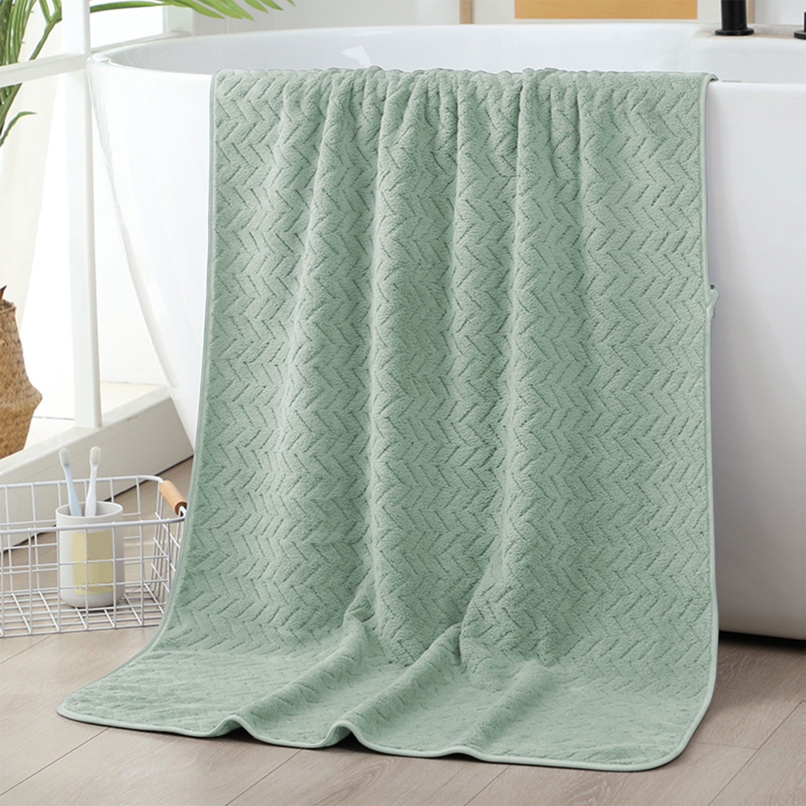 Wovilon Eight Pieces Of Velvet Square Towel Towel Bath Towel Plain Household Bath Wash Face Wipe Dry Absorbent Soft Household Set