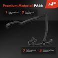 thumbnail image 5 of A-Premium Engine Crankcase Breather Hose Compatible with Volkswagen Passat 1998-2001 & Audi A4 1997-2001, A4 Quattro 1998-2001, A6 Quattro/A6 1998-2001, 2.8L, 5 of 5
