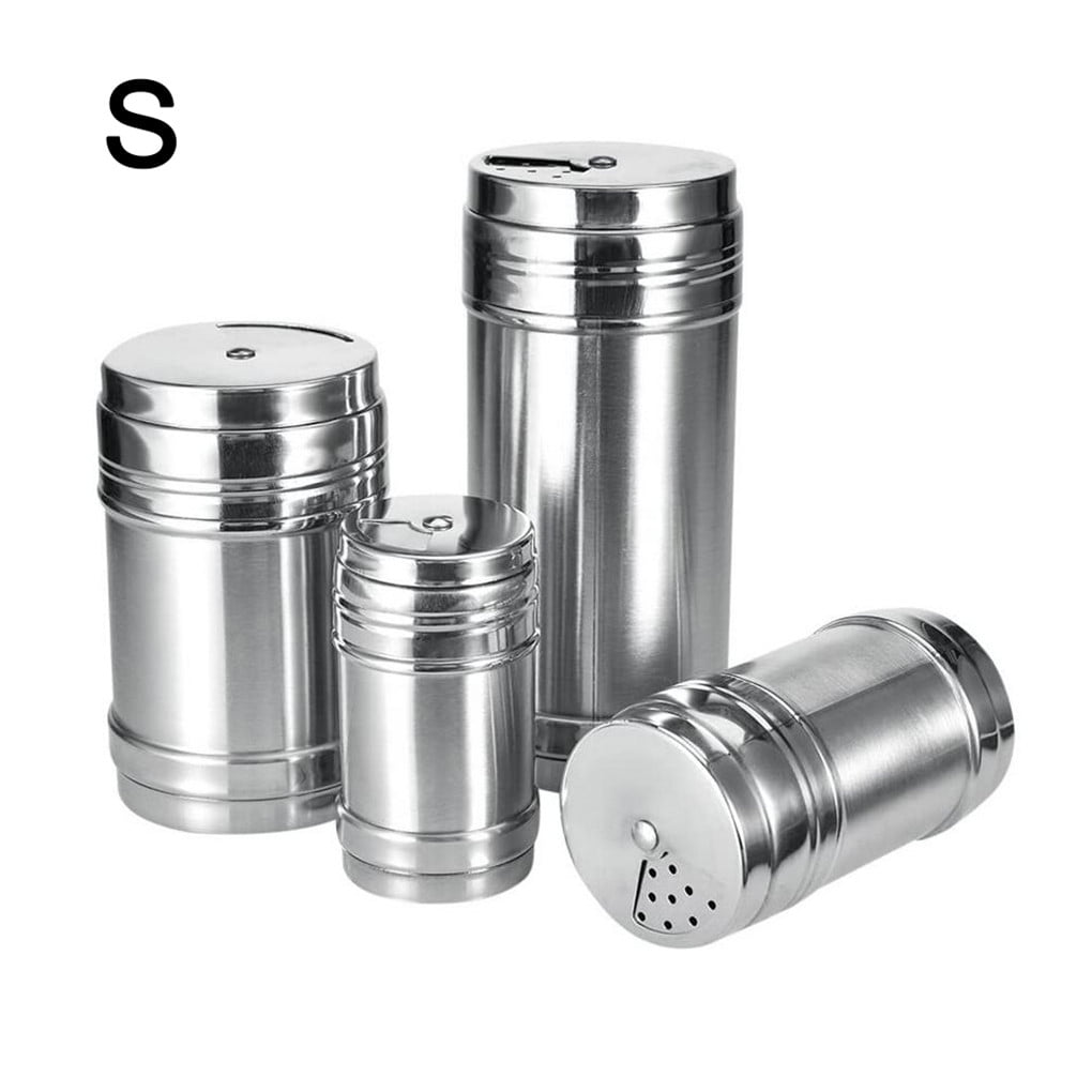 TureClos Stainless Steel Seasoning Can Rotation Leakproof Dredge