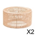 thumbnail image 1 of Pantalla de lámpara tejida,Pantalla de lámpara colgante de ratán tejido,Pantalla de lámpara de cuerda de papel Cubierta de pantalla de araña,Pantallas de lámpara colgante de techo tejidas, 1 of 8