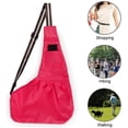 thumbnail image 6 of LUXMO Small Dog Pet Cat Sling Carrier Bag Adjustable Hands-free Dog Travel Bag Pet Carrier Bag, 6 of 6