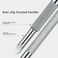 thumbnail image 6 of Double Ended Cuticle Pusher Remover Cleaner Nails Art Dotting Pen Stainless Steel Manicure Pedicure Nails Art Care Tool, 6 of 9