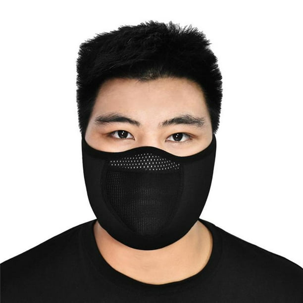 Cubierta facial para ciclismo de invierno - Medio pasamontañas para clima frío para correr, esquiar, snowboard, en motocicleta Deportes de Macarena DIEADOR DE INVIERNO BALACLAVA