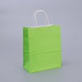 thumbnail image 3 of Bolsas de regalo de papel Kraft con asas, 10/20/30/50 unidades, para compras, manualidades, color marrón y blanco, para fiestas, suministros navideños, 3 of 5