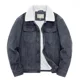 thumbnail image 3 of Abrigos a prueba de viento Ropa de hombre Chaqueta holgada de un solo pecho Chaqueta de pana para hombre Abrigo Chaqueta de invierno Abrigo de moda Abrigo informal de felpa, 3 of 5