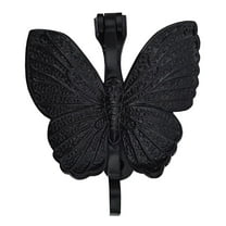 Shristy Hardware "Butterfly" Black Antique Iron Door Knocker- (Pack of 1 Black Powder Coated Finish)