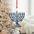thumbnail image 6 of Hanukkah Ornament, Holiday Jewish Decoration, Menorah, Dreidel, Star of Xmas Tree Ornament, Jewish Holiday Decoration for Home & Office Decor, 6 of 8