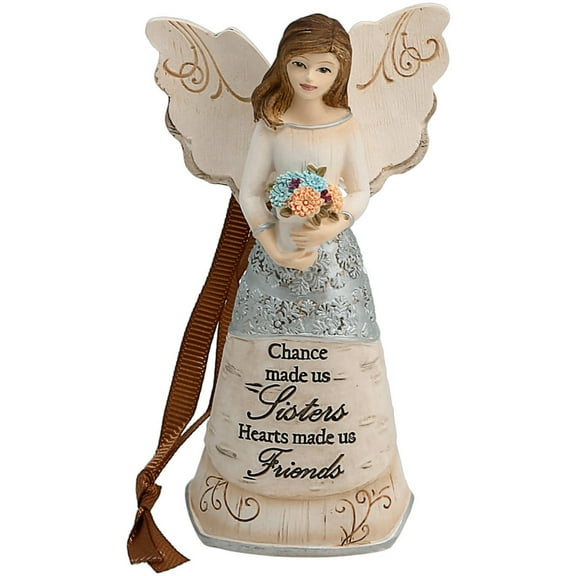 Pavilion Gift Company 82342 Elements Sister Angel Figurine, 4-1/2-Inch