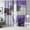Purple Grey, variant on 2 Panels Green Abstract Blackout Curtain for Bedroom,Green and Grey Grommet Drapes for Living Room,52x84 Inch