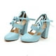 thumbnail image 5 of Sandalias de tacón alto con correa para el tobillo bonita profesional para banquetes para mujer Wmkox8yii nm2483, 5 of 5