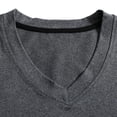 thumbnail image 3 of gbyLJF Long Sleeve T-shirts for Men Comfortable Fall Basic V-Neck Pullover Shirts Loose Fit Casual Spring Tops, 3 of 6