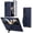 Blue, variant on ELEHOLD Case for Samsung Galaxy Z Fold 4, Shockproof Full Body Hand Strap Case with Stand & Bulit-in Screen Protector,Black