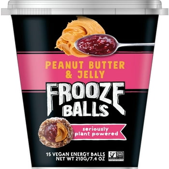 Frooze Balls Vegan Peanut Butter & Jelly Energy Balls, 7.4 oz