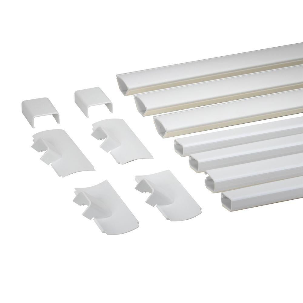 Legrand C4050 Home Entertainment Cord Cover Kit, Spacesaving