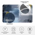 thumbnail image 3 of Navy Blue Grey Door Mat Indoor Outdoor, Modern Ombre Oil Painted Abstract Art Non Slip Welcome Mat with Rubber Backing, Absorbent Fabric Front Door Mats Entryway Rug for Home Patio Entrance 20"x31.5", 3 of 9