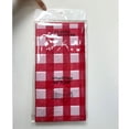 thumbnail image 5 of Mantel desechable fiesta festiva mantel a cuadros rojo y blanco rectangular impermeable resistente a las manchas picnic, 137*274 cm, 5 of 5
