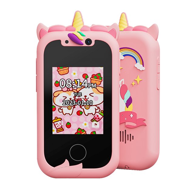 Celda Juguete para Niñas 3 A 14 Años Con Pantalla Táctil Cámaras Duales Juegos Regalos Cumpleaños