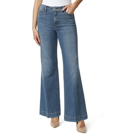 Jessica Simpson Women's Trouser Wide Leg High Rise Jeans