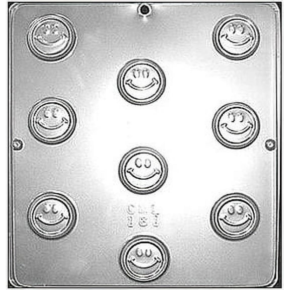 181 Smiley Face Chocolate Candy Mold