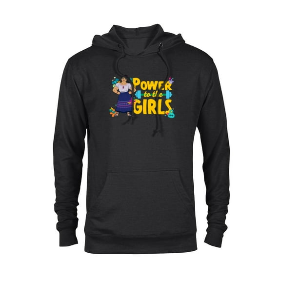 Disney Encanto Luisa Power to the Girls - Pullover Hoodie for Adults - Customized-Black
