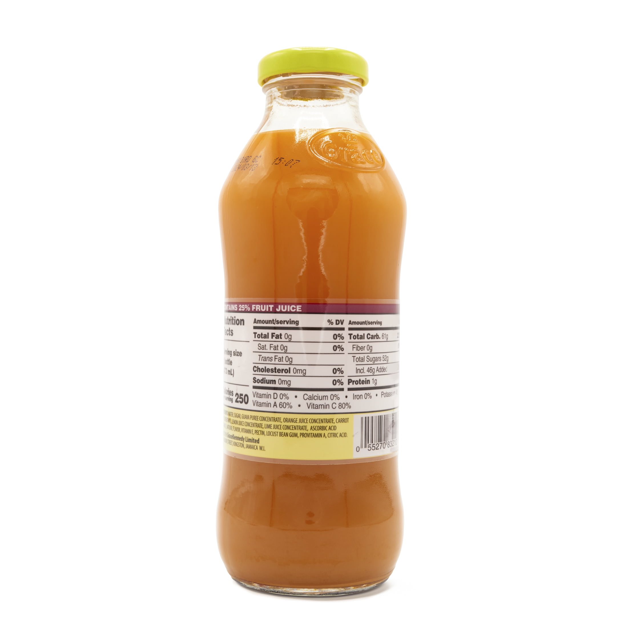 (5 pack) Grace Guava Carrot Drink 16 fl oz