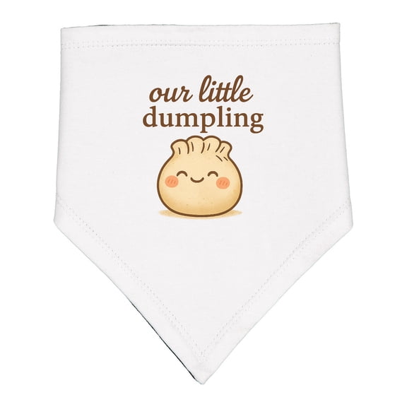 Inktastic Cute Kawaii Dumpling Baby Baby Bandana Bib