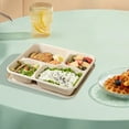 thumbnail image 6 of SLYNSHome Clearance Take Out Food Containers - 4 Compartments - Disposable - Paper Lunch Box with Lids - Eco-Friendly Biodegradable, 6 of 6