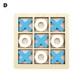 thumbnail image 4 of Classic Wooden Tic Tac Toe Game Set Portable Board for Kids Adults Family Game Night Strategy Learning Travel, 4 of 8
