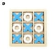 thumbnail image 1 of Juego de mesa educativo de madera de tres en raya XO, mini ajedrez de nueve casillas, para niños, con pensamiento lógico, 1 of 7