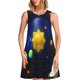 thumbnail image 1 of Balery Solar System Vestidos de verano para mujer con estampado: vestido holgado sin mangas, vestido playero informal y cómodo para días calurosos., 1 of 7