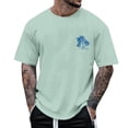 thumbnail image 1 of Playeras Negras Para Hombre Algodon, Camiseta De Manga Corta Con Cuello Redondo Y Estampado A La Moda Para Niñas Y Niños, Camiseta Holgada De Verano, Camisetas Casuales, 1 of 4