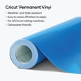 thumbnail image 2 of Rollo de vinilo Cricut Premium Permanent de 30,48 cm x 4,57 m, color azul medio, 2 of 7