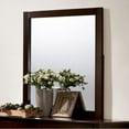 thumbnail image 2 of Riggins Contemporary Style Mirror In Brown Cherry Finish, 2 of 2
