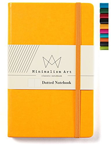 Minimalism Art 100gsm Hard Cover/Fine PU Leather Blue Designed in San Francisco Quality Paper 192 Pages Classic Notebook Journal Plain/Blank Page Inner Pocket A5 Size: 5 X 8.3