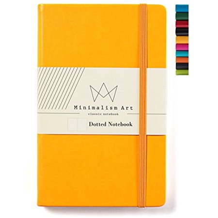 minimalism art | classic notebook journal, size: 5" x 8.3", a5, yellow