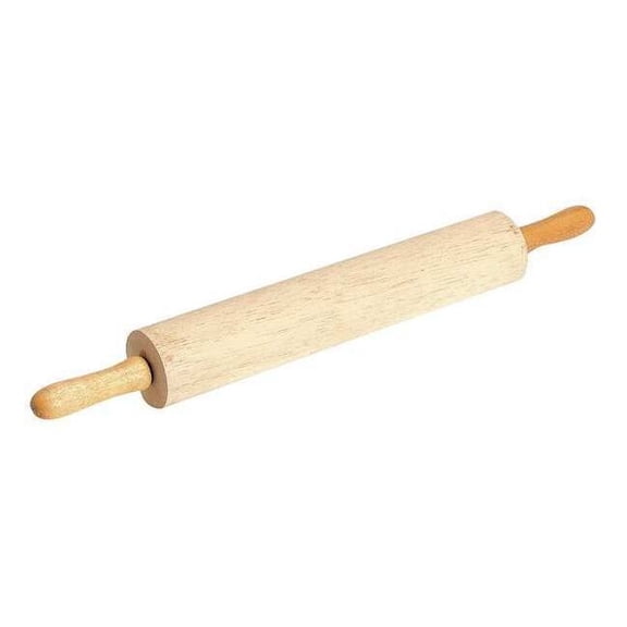 Crestware Rolling Pin,26 in Overall L,Wood RPW18