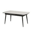 thumbnail image 1 of Table à manger avec Ext. Feuille, Noir/Gris, 1 of 2