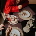 thumbnail image 6 of Halloween Christmas Red Placemats Kitchen Table Mats Washable Placemats Crossweave Woven Vinyl Placemat for Dining Table Decoration, 6 of 7