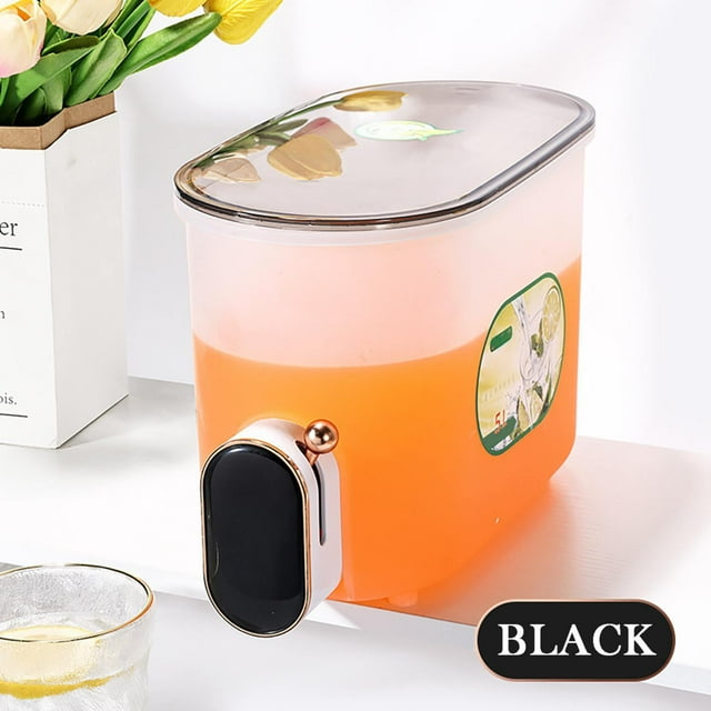 Distributeur de Boissons 5 L Réfrigérateur Distributeur de Boissons Distributeur de Boissons Réfrigérateur Bouilloire Froide avec Robinet Distributeur de Boissons Pichet Réfrigérateur Pichet Boissons Refroidisseur Distributeur de Boissons avec Robinet Lait Fruit Te