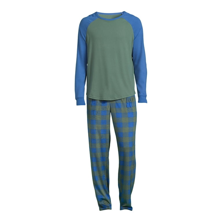 George Men s Tee and Pants Pajama Set 2 Piece Sizes S 2XL Walmart