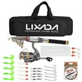 thumbnail image 1 of Fishing Rod Reel Combo Carbon Fiber Telescopic Fishing Pole Spinning, 1 of 8