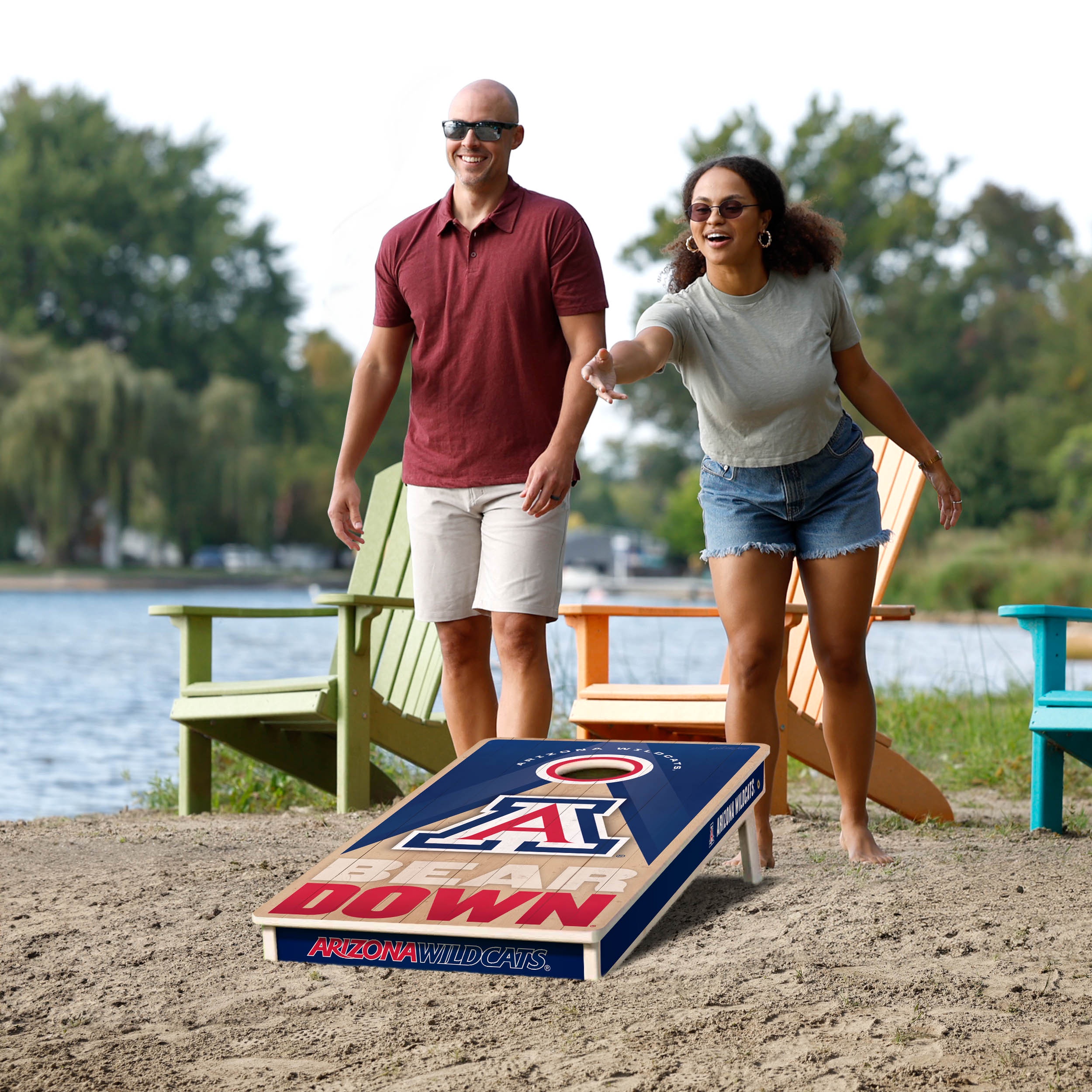 YouTheFan NCAA Arizona Wildcats 2x4 Slogan Series Cornhole