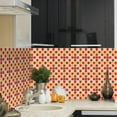 thumbnail image 4 of 10/20 Pieces Backsplash Tile for Kitchen Mosaic Square Peel and Stick Tile, 3.94x3.94", 4 of 9