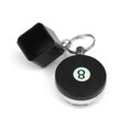 thumbnail image 3 of Billiard Chalk Holder With Keychain, Retractable Chalk Holder, Billiard Cue Accessories Black, 3 of 5