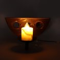 thumbnail image 4 of 220V E14 Retro Style Wall Lamp Semicircular Marble Sconce Light Fixture for Bar Hallway, 4 of 8