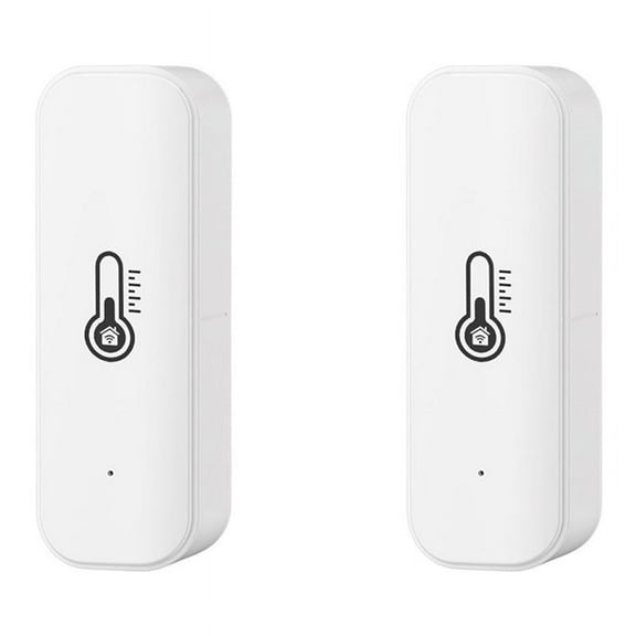 2X Tuya WiFi Temperature and Humidity Sensor Indoor Humidity Sensor APP Monitoring for Home Assistant