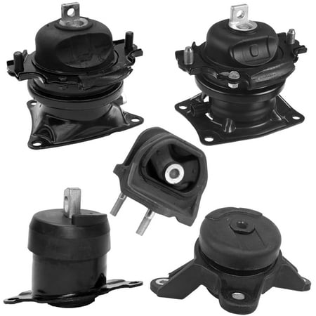 4M Auto Parts Hydraulic Front Rear & Right Engine Mounts With Left Lower & Hydraulic Left Upper Transmission Mounts 5PCS Set. Parts 9516 9737 9696 9467 9439.