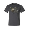 thumbnail image 2 of Wild Bobby, Funny Fishbone Skeleton Angler Fish, Animal Lover, Men Graphic Tees, Heather Black, Small, 2 of 3