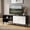 Gray, variant on Aukfa Mid-Century Modern TV Stand for TVs up to 65", Wood Entertainment Center with 2 Doors, Low Profile Media Console,Walnut